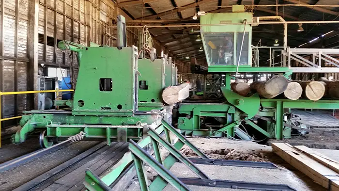 Marshall Notaras Hardwoods Timber Mill - Cat Forklift